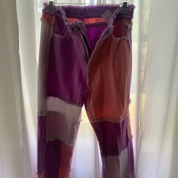 Color Block Jeans - Picture 1 of 4